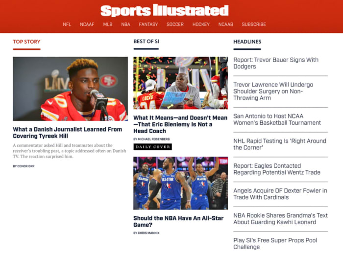 MILES TO GO
Be part of our future by becoming a digital member at SI.com/subscribe